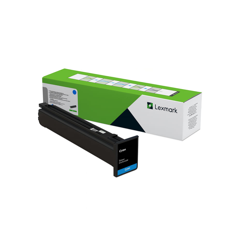Tóner Lexmark CS963CX96X Cian de Alta Capacidad 12000 Páginas para Impresoras Coloridas