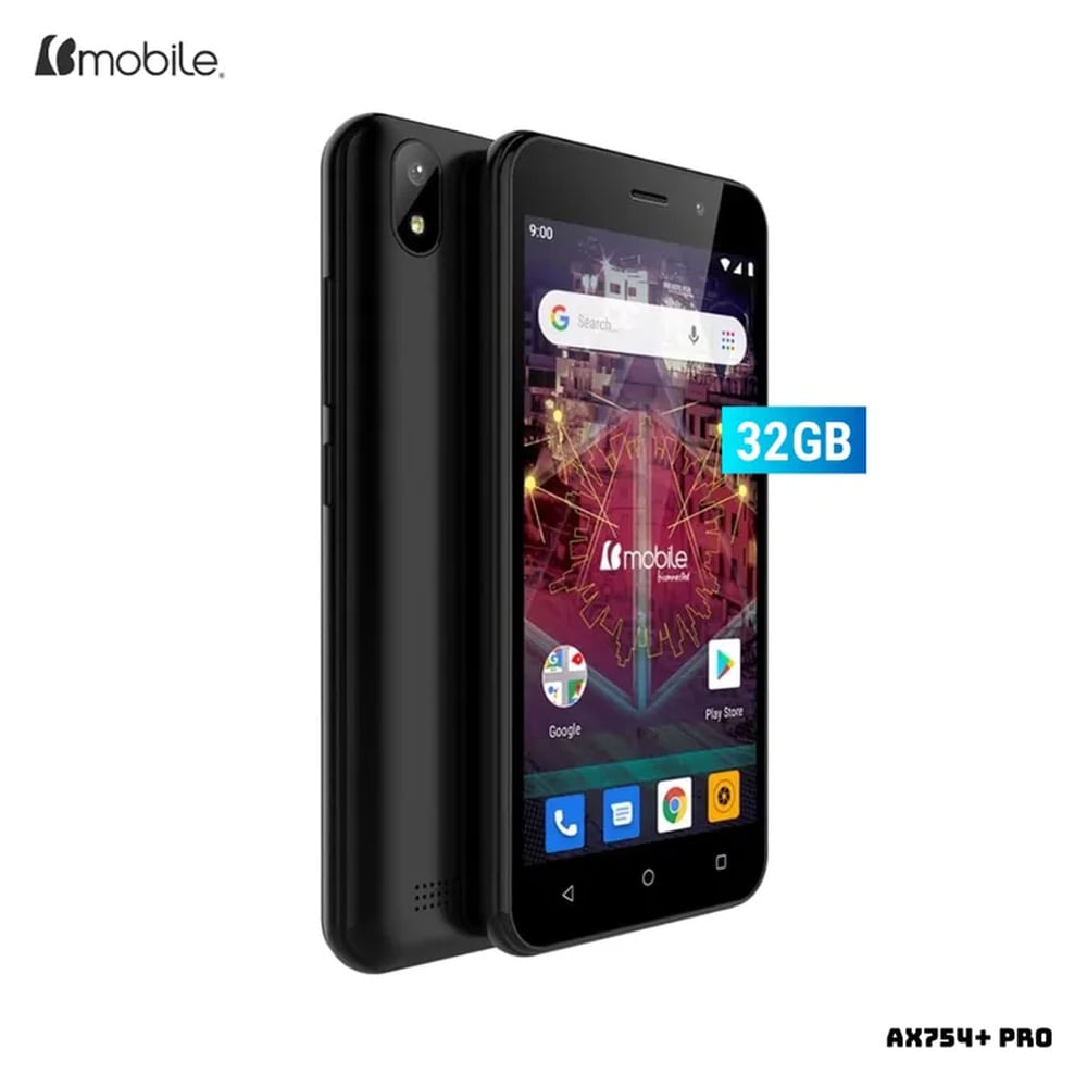 CELULAR BMOBILE AX754+ PRO 1GB RAM 32GB ROM - NEGRO