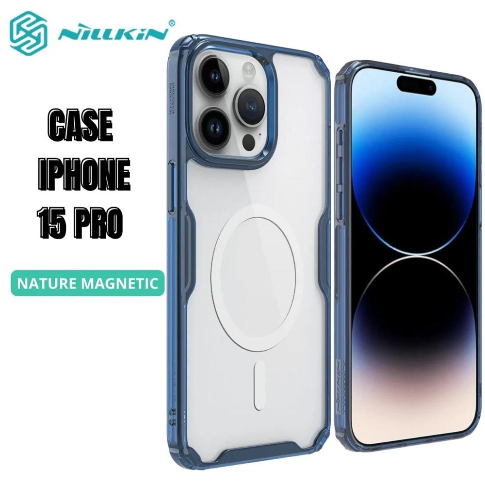 Case Nillkin Nature Blue - iPhone 15 Pro MagSafe