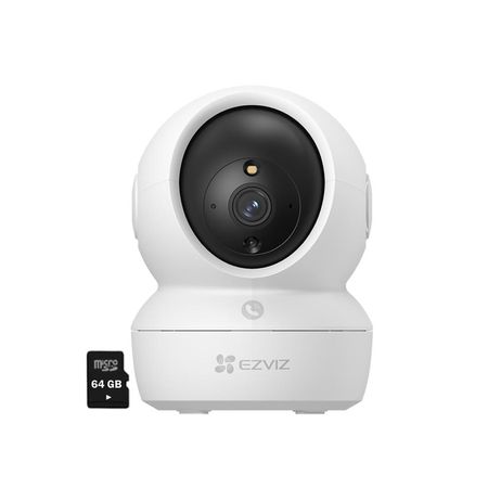 Cámara Wifi Inalámbrica H6C PRO 3K 5Mp Ezviz Gira 360 Micro sd 64Gb