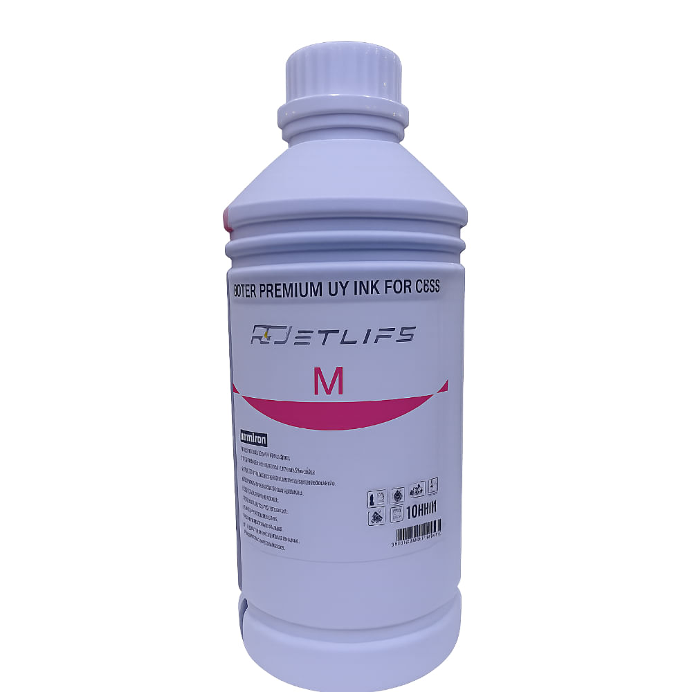 Tinta JetLife Super Premiun UV Ink For Ciss 1Lt Rojo