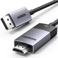 Cable Display Port 1.4 a HDMI 2.1 8K 60Hz 2m Premium Ugreen DP115 - 80397