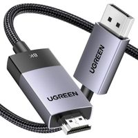 Cable Display Port 1.4 a HDMI 2.1 8K 60Hz 1m Premium DP115 Ugreen - 80395