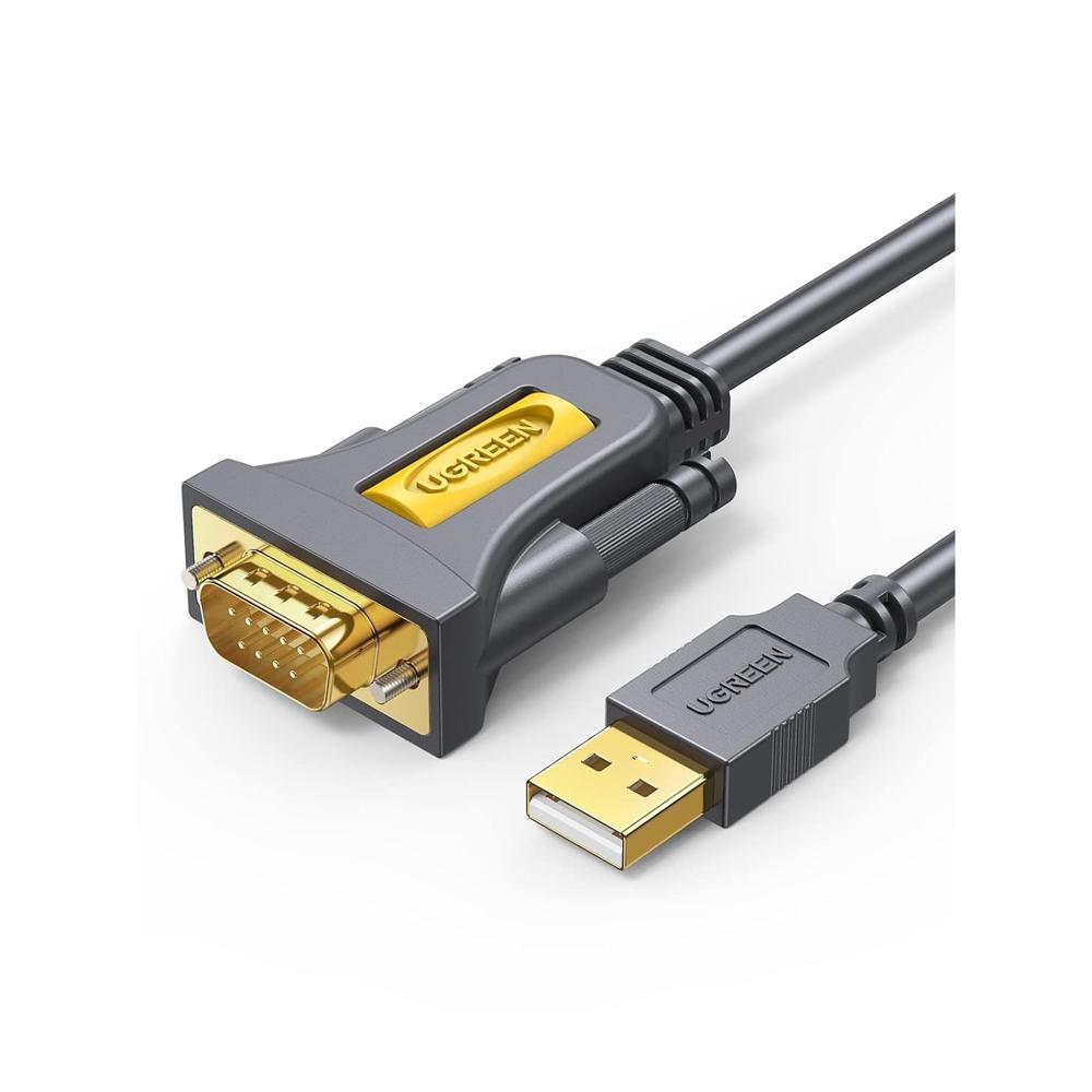 Ugreen Adaptador USB a RS232 DB9 Macho 3m con Chipset PL2303 - 20223