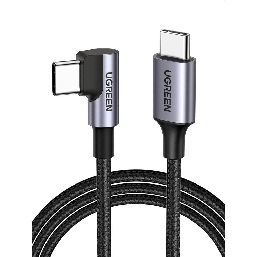 Ugreen Cable de Carga Rapida 2m Ángulo Recto USB-A a USB-C US255 50125