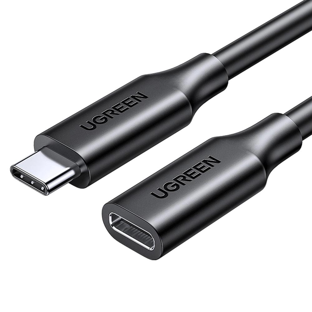 Cable de Extensión USB-C 3.2 10 Gbps 4K 60Hz 100W 5A Ugreen US353 Negro - 10387