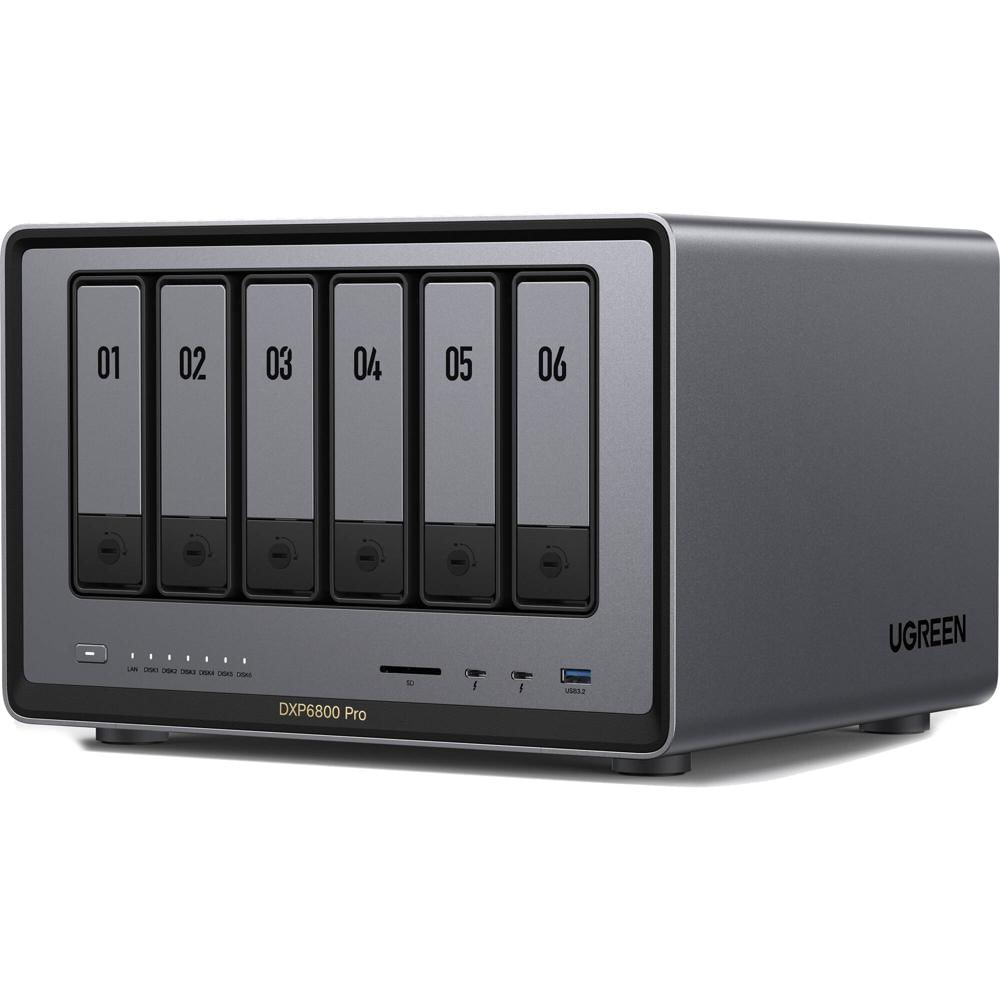 UGREEN NASync DXP6800 Pro 6-Bay NAS Enclosure Thunderbolt 4 HDMI 4K - 25898
