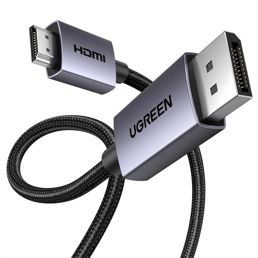 Ugreen Cable DisplayPort a HDMI 4K 3mts Unidireccional DP125 - 35843