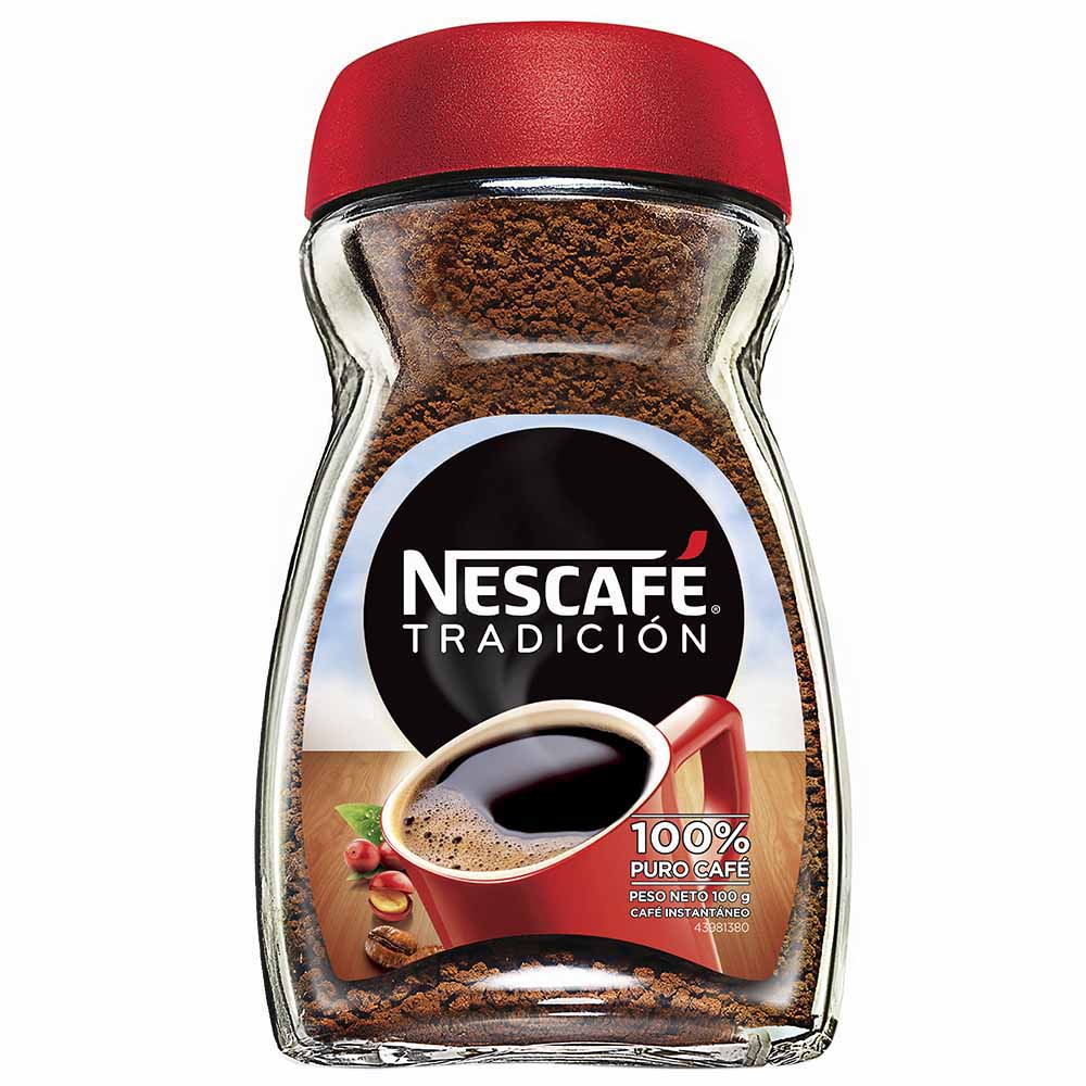 Café Instantáneo NescafÉ Tradición Frasco 100g Plazavea Supermercado 5635