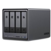 UGREEN NASync DXP4800 4-Bay NAS Enclosure 2x M2 NVMe HDMI 4K 2 x 2.5GbE 8GB - 25371B