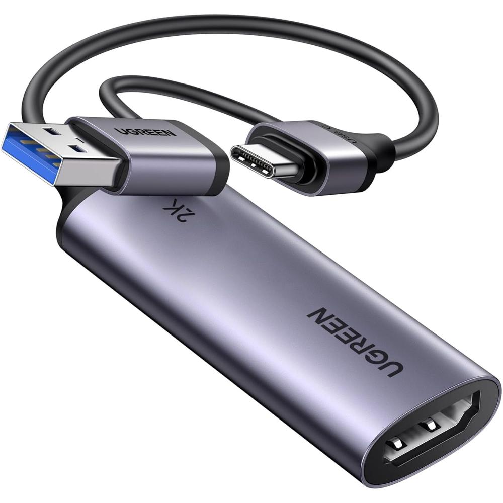 Tarjeta de Captura 2K 30Hz 1080P 4K HDMI USB-C Ugreen CM629 - 15389
