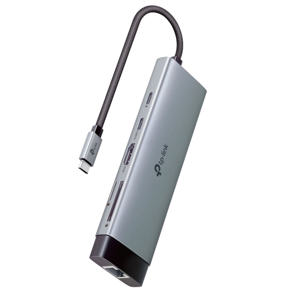 TP-Link Docking Hub USB-C 9 en 1 HDMI 4K@60Hz SD 100W RJ45- UH9120C