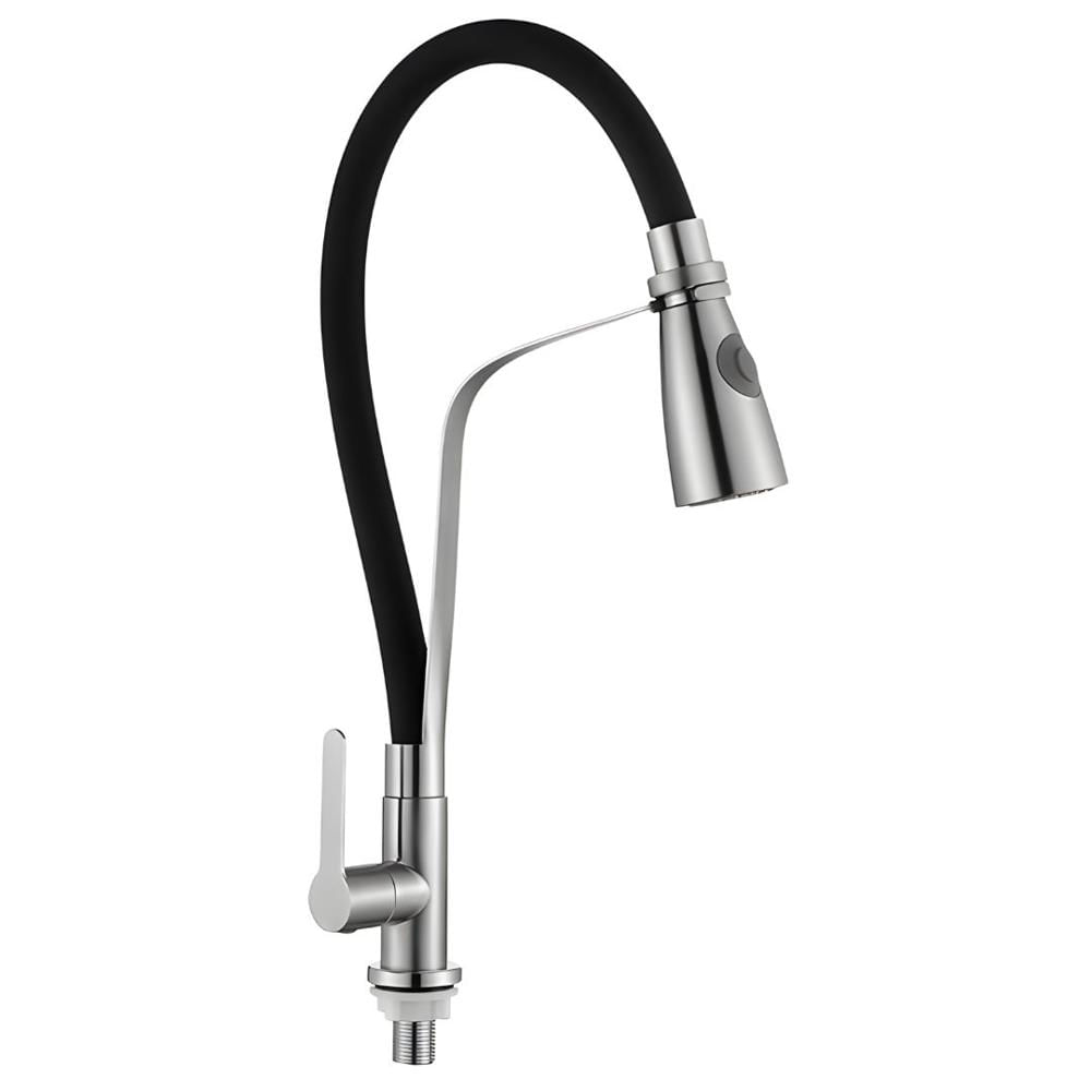 Llave para Cocina Satinado con Pico Flexible - LC304-036901