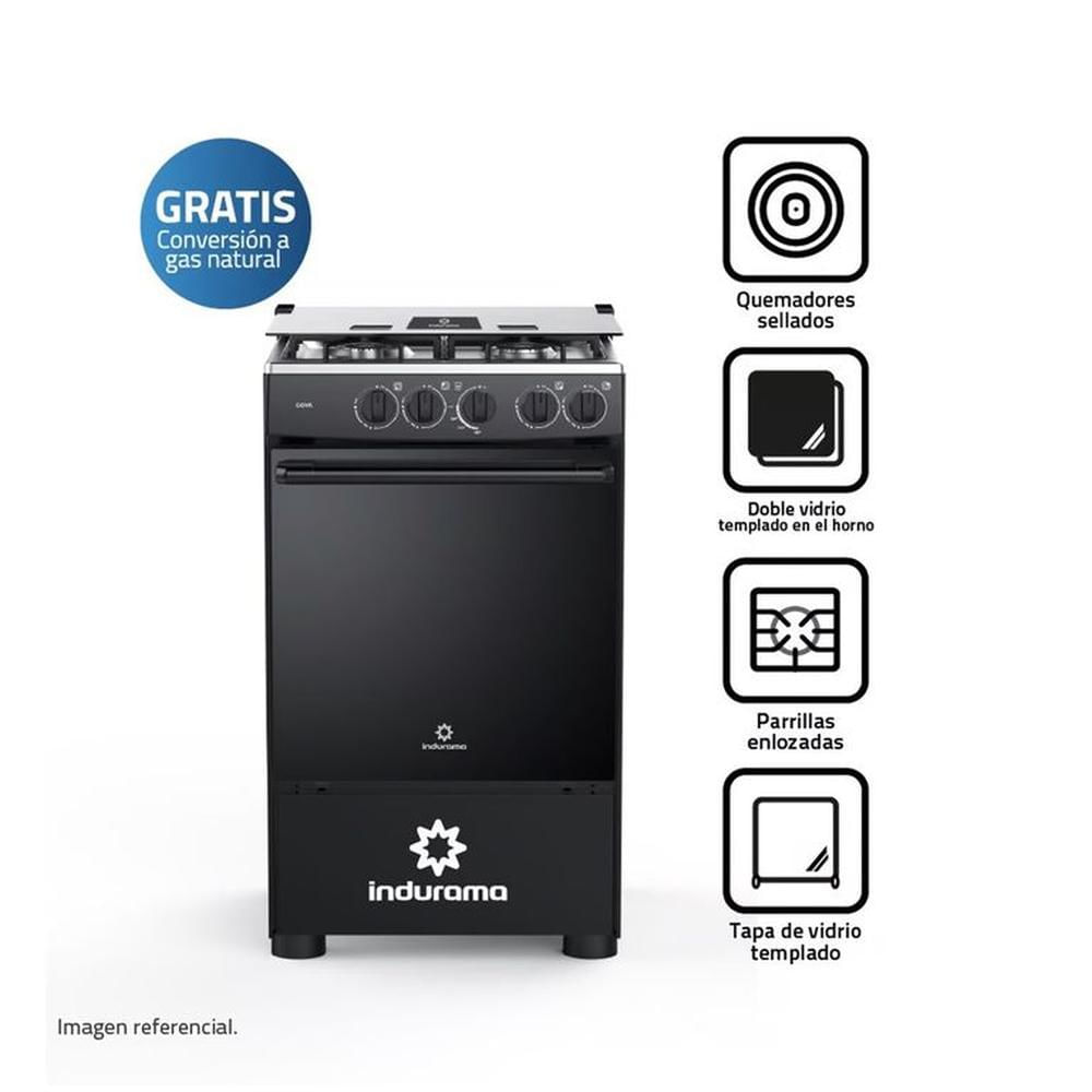 COCINA DE 4 HORNILLAS INDURAMA GOYA