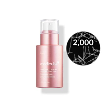 Medicube PDRN Pink Collagen Exosome Shot Serum 2000 30ml Microagujas