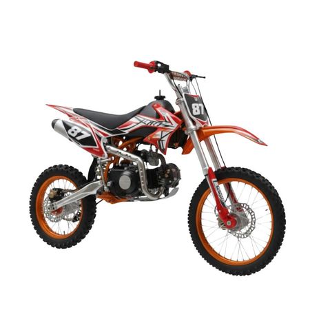 Moto Cross para Adolescentes 125CC 4 Tiempos Todo terreno Rojo