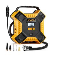 Inflador Compresor Aire portátil para auto 12V con luz LED