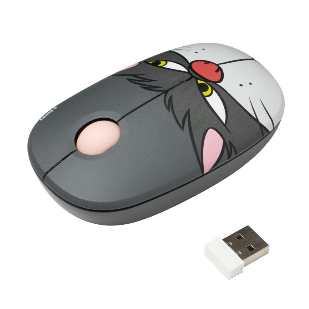 Mouse Inalambrico Gato Lucifer Disney Gris | plazaVea - plazaVea