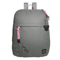 Mochila Casual Mujer Mickey Mouse Disney Gray Limited Edition