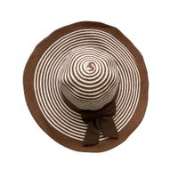 Sombrero de Playa Verano para Mujer Oasis Ajustable - Marron