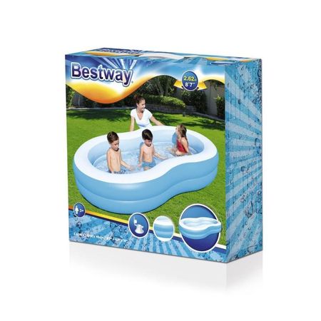 Bestway - Piscina inflable familiar infantil 262x157x46 cm