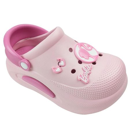Sandalias Mujer Clog Casual Barbie Rosado Talla 39