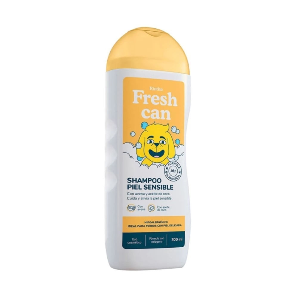 Shampoo para Perros Fresh Can Adultos Piel Sensible Frasco 300 ml
