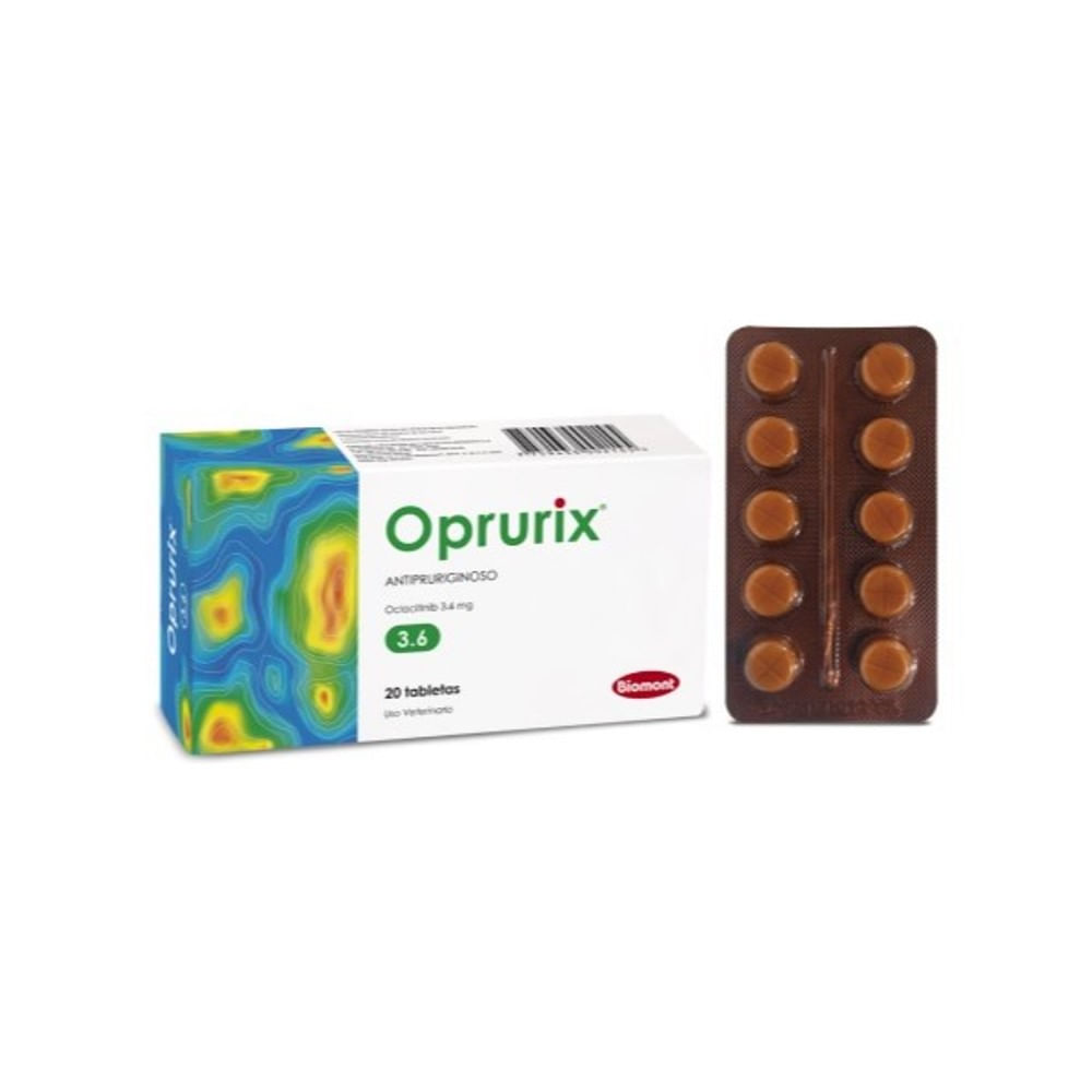 Oprurix 3.6 mg x 20 Tabletas para la Alergia en la Piel