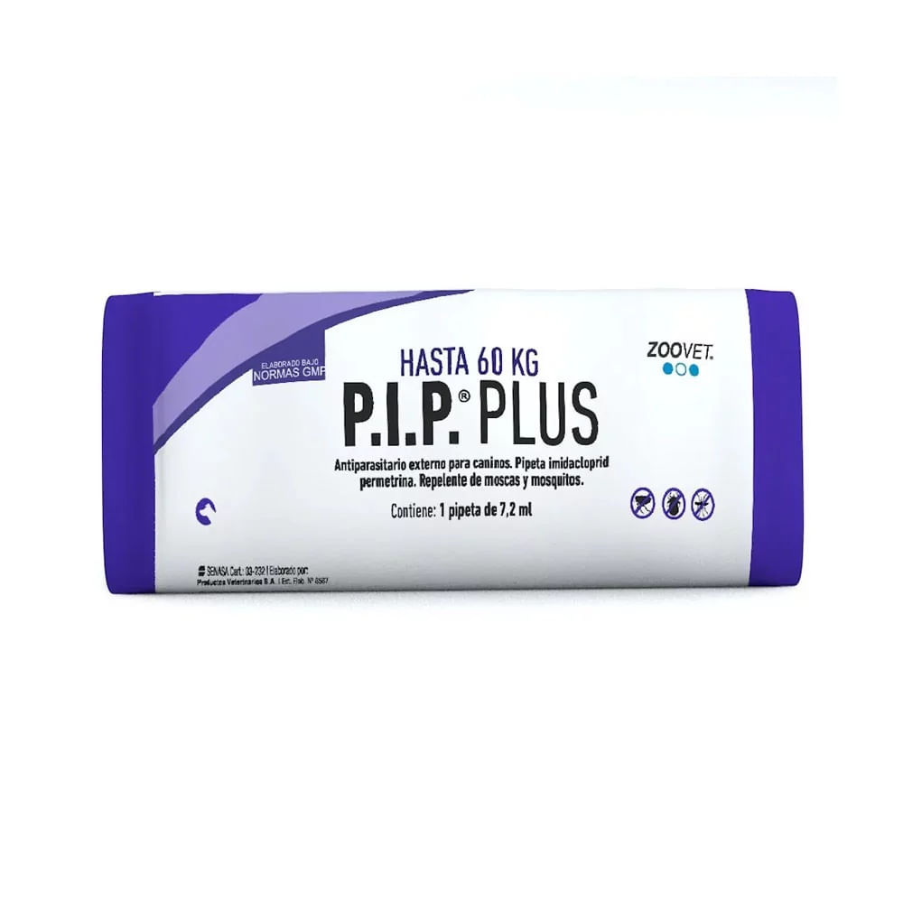 Antipulgas P.I.P. Plus para perros de 40 a 60kg