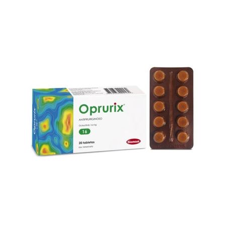 Oprurix 16.0 mg x 20 Tabletas para Alergias en la Piel