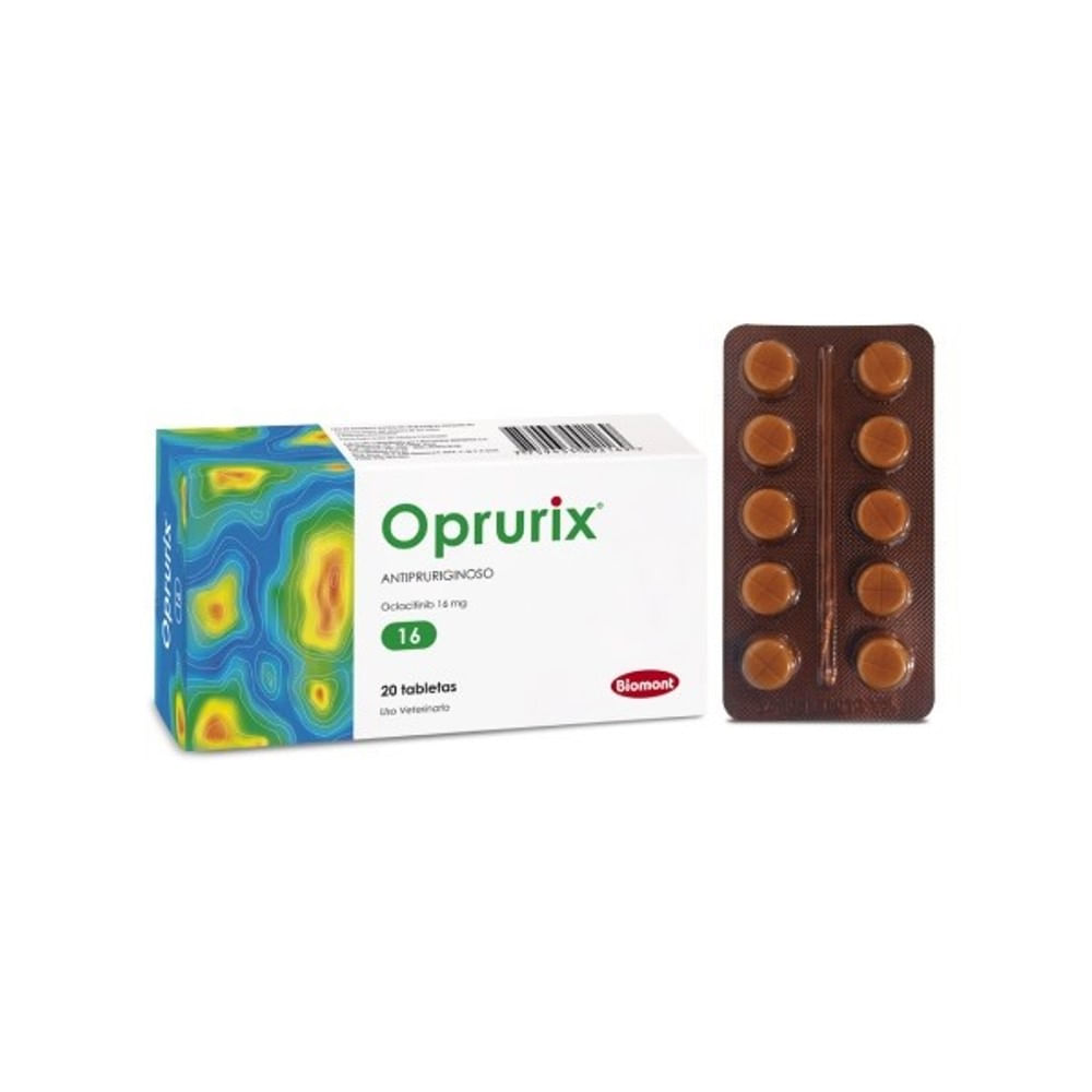 Oprurix 16.0 mg x 20 Tabletas para Alergias en la Piel