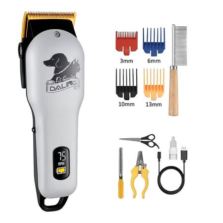 Maquina Daling DL D20 Para Corte Pelo Mascotas 7500 RPM