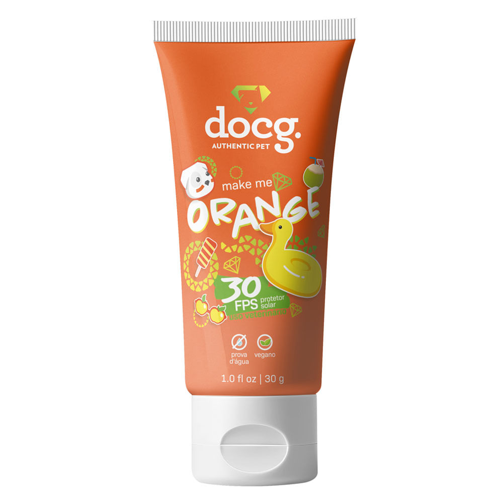 Make Me Protector Solar Color Naranja Para Perro y Gato 30gr