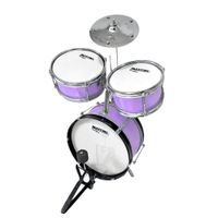 Batería Acústica Para Niños - Lila