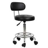 SILLA DE BAR GIRATORIA - WORK CR NEGRO