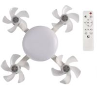 Foco Luz Ventilador Con Control Remoto Para Dormitorio Sala Tipo Dron