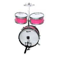 Batería Acústica Para Niños - Rosado