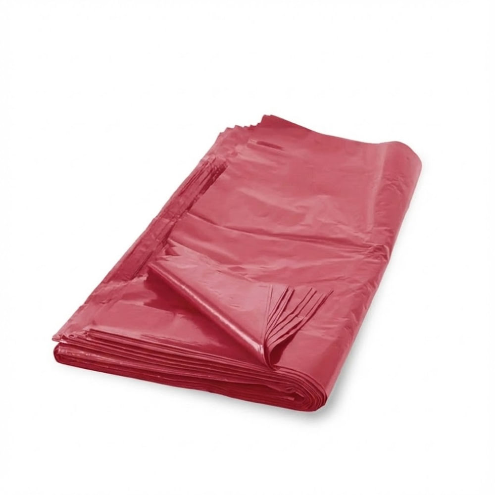 BOLSA ROJA DE POLIETILENO 140 LT 36'' x 40'' x 3 u x 100 Unid