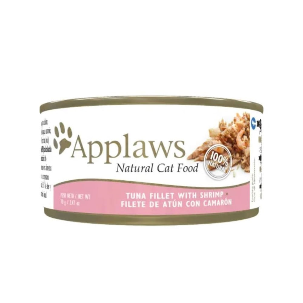 Applaws Gatos Lata Atún con Camarón 70 gr