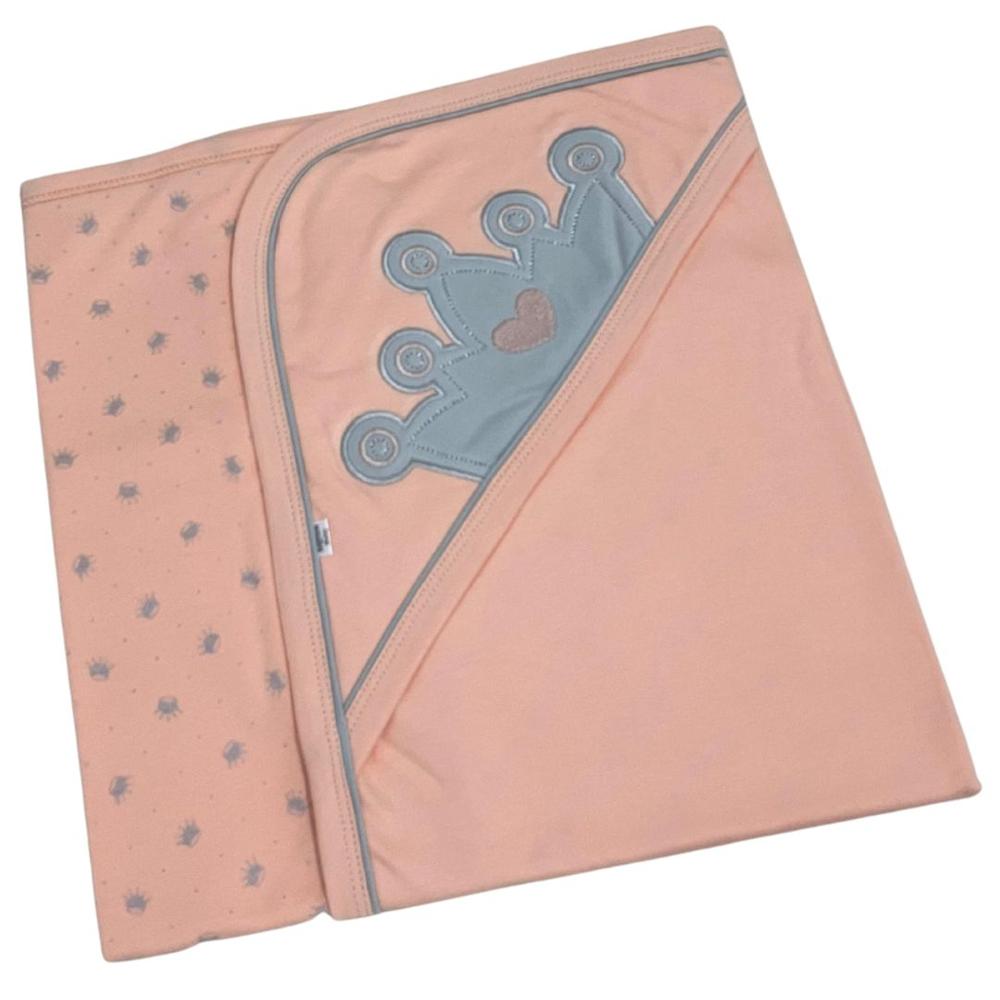 Manta Colcha Bebé De Algodon Pima melocotón