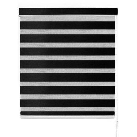 Cortina Roller Duo Premium Screen Negro Ancho 190cm x Alto 200cm