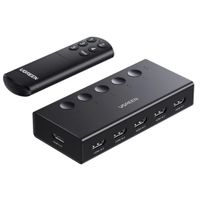 Switch HDMI 2.0 5 Puertos 4K 60Hz 3D HDR UGREEN con Control HDCP 2.3