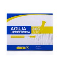 Aguja Hipodérmica Estéril 30 G X 5/16"" CAJA 100 UND