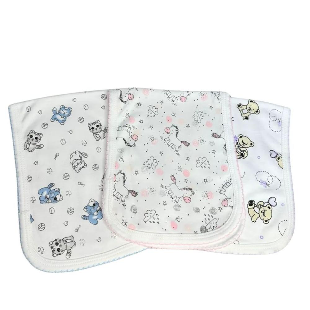 Pack 3 Baberos Babitas Para Bebe niña