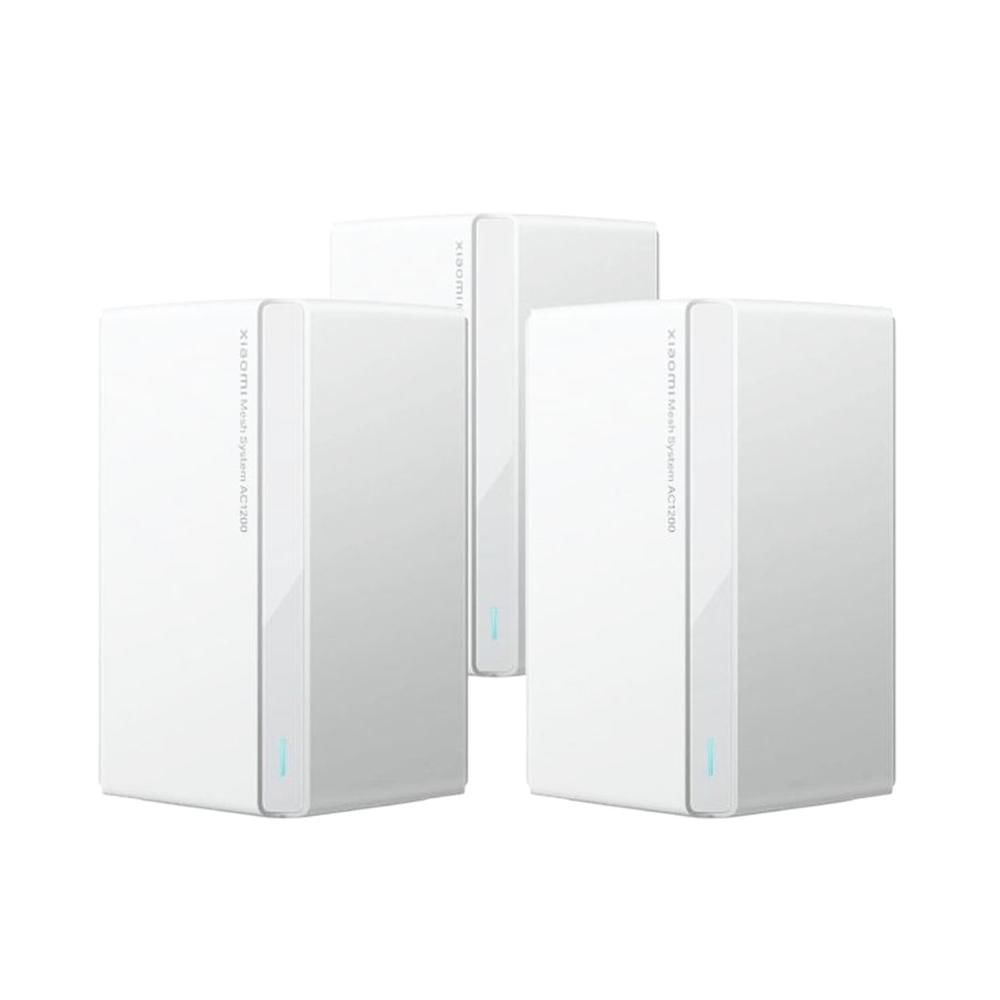 Sistema Mesh AC1200 3 pack Xiaomi Wi-fi 5 Conexión NFC Doble banda