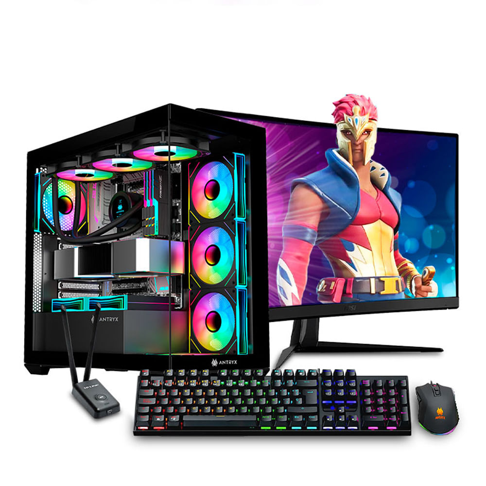 COMPUTADORA PC GAMER CORE ULTRA 7 265KF 32GB DDR5 2TB 27 RTX5070 12GB MI PC LISTA MIPCLISTA