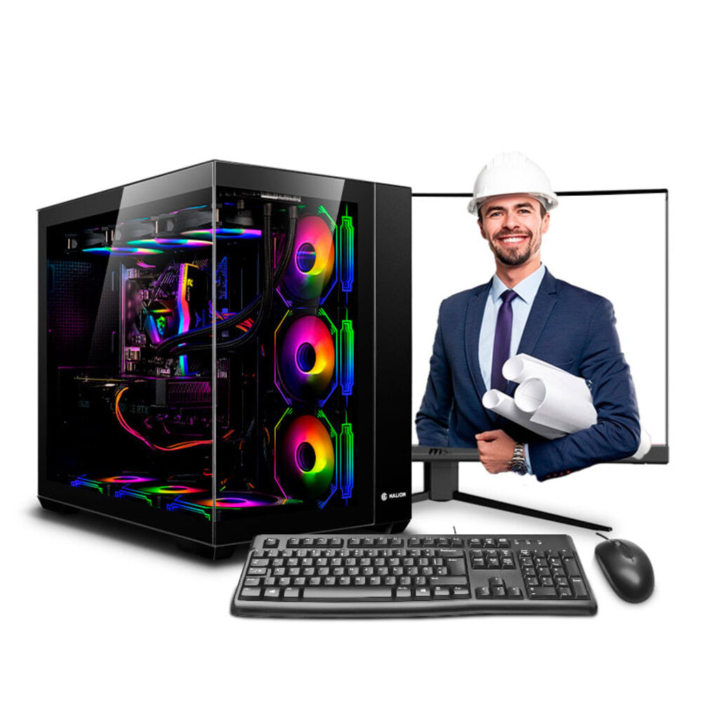COMPUTADORA CORE I9 ULTRA 285K 32GBDDR5 1TB 27V RTX5070TI 16GB PC INGENIERÍA MI PC LISTA MIPCLISTA
