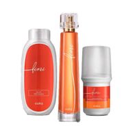 Fiori Perfume de Mujer con Talco y Deo Roll On