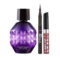 Sweet Black Exclusive Perfume de Mujer con Del Ojos y Labial