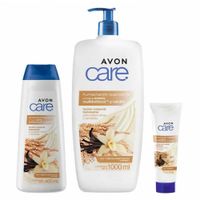 Set x3 Avena y Vainilla Loción Hidratante para el Cuerpo Avon Care